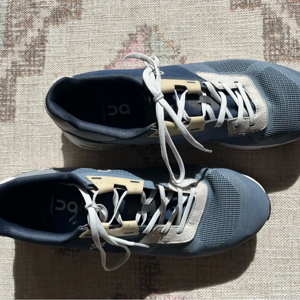 On Running Men’s Cloudswift Sneakers in Slate Blue and White